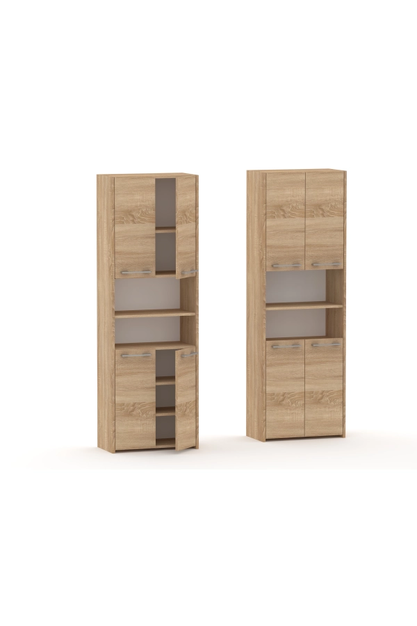 Słupek łazienkowy LUNA 4D Dab Sonoma 56  / 76 cm.